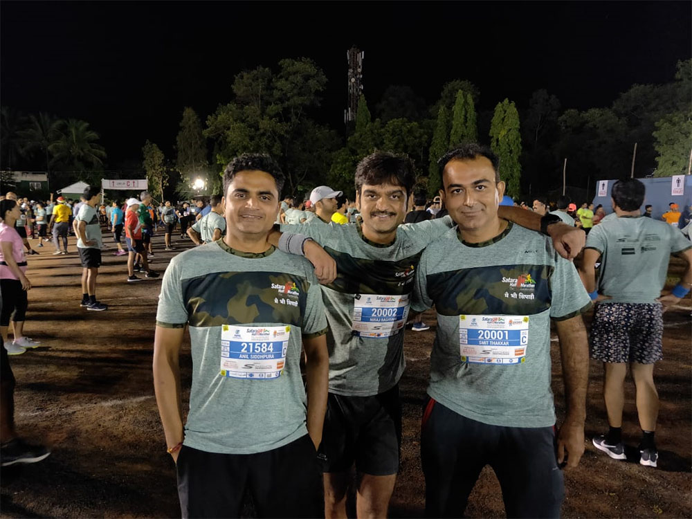 Participation in the running event (Satara Hill Marathon)